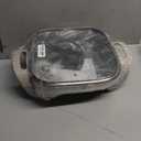 COOK WITH COLOR Electric Skillet - 12" x 12" Ceramic Nonstick Pan, PFAS-Free, 1400W, Tempered Glass Lid, Variable Temperature, Removable Heating Probe, Cool-Touch Handles, Sand (Greige)