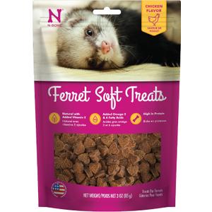 3 x N-Bone 1 Pouch Ferret Soft Treats Chicken Flavor, 3 Oz (EXP 10/19/27)