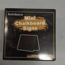 12 Pack 4"x3"Mini Chalkboard Signs for Chalk Sign for Food - Party - Buffet - Table Sign Chalkboard - Wedding - Bakery - Small