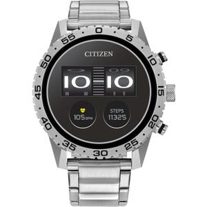 Citizen CZ Smart PQ2 44MM Sport Smartwatch with YouQ App with IBM Watson AI and NASA research, Wear OS by Google, HR, GPS, Fitness Tracker, Amazon Alexa, iPhone Android Compatible, IPX6 Rating