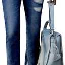 EVALESS Women's High Waisted Tummy Control Straight Ankle Ripped Jeans Size 18