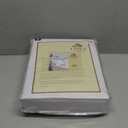 Linen Home 100% Cotton Percale Sheets Queen Size, Snow White, Deep Pocket, 1 Pieces 1 Deep Pocket Fitted Sheet , Crisp Cool and Strong Bed Linen