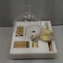 All Copper Pendant Light Kitchen Light Fixtures Ceiling Creative Industrial Glass Chandelier Glass Single Head Bedside Chandelier Bedroom Living Room Decoration Hanging Lamp(Style b,Warm Light) (STYL