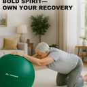 Trideer Exercise Ball for Physical Therapy & Workout - Swiss Ball for Core Strength & Balance