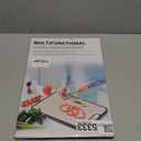 Titanium Cutting Board for Kitchen,Double Sided FoodGrade,Pure Titanium&Wheat Straw PP,Non-Toxic,Non-Slip,Dishwasher Safe,Ideal for Meat,Vegetables,Fruit