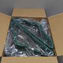 HOUSE DAY Premium Velvet Hangers 50 Pack, Non-Slip Flocked Felt Hangers, Sturdy Clothes Hanger with 360 Rotatable Hook, Heavy Duty Durable Slim Coat Hanger for Closet Space Saving(Emerald Green)