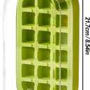 2-in-1 Ice Cube Tray and Storage Container, 18 Cubes, Ice Cube Tray with Lid and Bin,Ice Cube Trays for Freezer,Stackable with Storage Iced Bucket Kits, for Soup, Food, Cocktail, Coffee