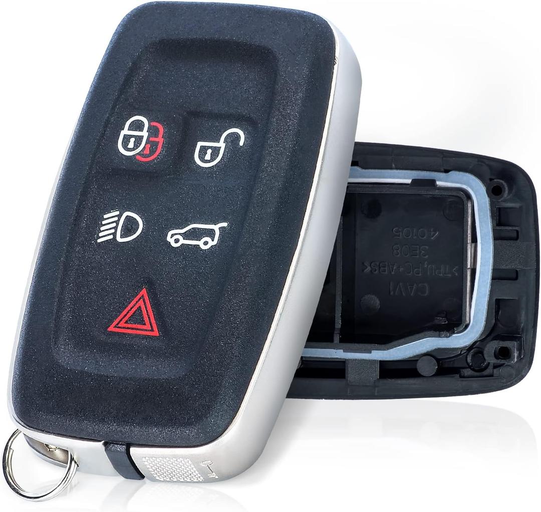 LR052905 Smart Remote Car Key Fob Case Cover Shell Housing Replacement for Land Rover LR4 for Range Rover Sport 2010 2011 2012 2013