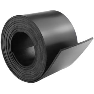 DGSL Neoprene Rubber Strips 3" W x 1/8" T x 10' L, Solid Rubber Sheets, Rolls & Strips Use for Gaskets DIY Material, Pads, Crafts, Weather Stripping, Flooring, Black (No Adhesive)