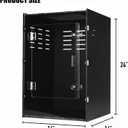 16x16x24 PVC Reptile Terrarium, 25 Gallon Tank for Adult Reptiles Habitat
