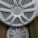 800W 6.5 Inch Marine Speakers - 2 Way Waterproof UV Weather Resistant Outdoor Stereo Sound System, High-Fidelity Audio, White for Boats, RVs, Cars, Golf Carts, Hot Tubs, Indoor/Outdoor DIY Use