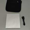 8 in 1 External CD/DVD Drive for Laptop, USB 3.0 Ultra Slim External CD/DVD Player with 4 USB-A Ports, 1 Type-C Port, 2 TF/SD Card Slots, External CD/DVD Burner Compatible with macOS/Windows/Linux