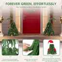 Tabletop Norfolk Pine Christmas Tree, 3FT Green Mini Artificial Christmas Tree with Norfolk Branch, Small Xmas Tree for Christmas Holiday Indoor Decoration