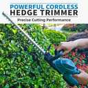 Cordless Hedge Trimmer with Rotatable Handle for Makita 18V Battery, 52cm Brushless Motor Trimmers Battery Powered, Electric Hedge Trimmer Cordless Bush Trimmers for Garden, Yard(Battery Not Included)