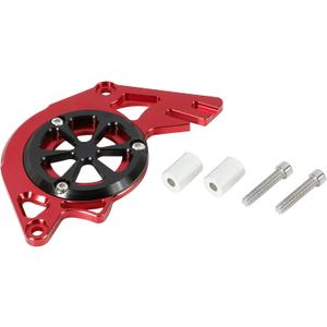 F FIERCE CYCLE Red Motorbike CNC Aluminum Front Chain Guard Sprocket Engine Cover Replacement for Honda MSX125 2013-2017