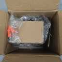 Design House 505198 Jelly Jar Classic 1-Light Indoor/Outdoor Wall Light with Clear Ribbed Glass for Entryway Porch Patio, Oil Rubbed Bronze (5.25 inches)