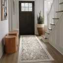 Washable Kitchen Rug Runners for Hallways: 2'x6' Bedroom Rug Non Slip Low-Pile Stain Resistant Indoor Floor Carpet Runner for Indoor Entryway Hallway Laundry Room Beside Farmhouse