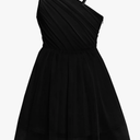 Batermoon Girls One Shoulder Dress Summer Party Graduation Semi Formal Short Dresses 13-14 Years