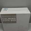 Medium Sized Orthopedic Dog Beds, Donut Calming Pet Beds with Comfort Foam Support, Fluffy Non-Slip Couch for Dog and Cat, with Washable and Indestructible Cover, 32 Inches, Beige