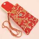 handcrafted embroidered/brocade crossbody evening purse handbag vintage party wedding gift for women.