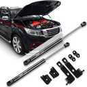 Vepagoo Front Bonnet Hood Shock Rod Kit Compatible with Nissan Navara Frontier D40 Pathfinder Xterra 2004-2018, Lift Supports Gas Charged Struts Spring Dampers, 2Pcs