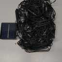 Christmas Net Lights Outdoor Mesh Light Solar Christmas Lights Decorations Outdoor for Garden, Yard, 5.9Ft*5.9Ft, Length 9.84 Ft