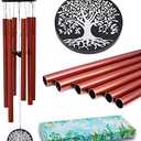 SPRING SONG Wind Chimes for Outside Deep Tone,Outdoor Soothing Windchimes Gifts for Garden Yard Patio and Home Decor,Sympathy Memorial Wind Chimes for Loss of Loved One Prime(36.6IN Tree of Life)