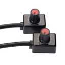 2Pack DC0/1-10V Knob LED Dimmer Mini Controller Rotary Switch Low Voltage Passive PWM Dimming Off for 0-10V / 1-10V Dimmable LED Drivers Electronic Ballasts Controling Interior Light Grow Lamp