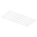 MECCANIXITY 3.3 Borosilicate Glass Stick 11.81" Length 4mm Dia Stir Rod Mixing Tools with Both Ends Round for Lab Kitchen Science 6Pcs