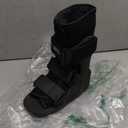 United Ortho USA14115 Short Air Cam Walker Fracture Boot, Medium, Black