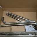 Curtain Rods 36-120 Inch, Antique Bronze Wrap Around Blackout Curtain Rods for Windows, 1 Inch Adjustable Long Heavy Duty Room Darkening Window Treatment Rod for Bedroom, Sliding Door