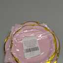 Pink Plates and Napkins Party Supplies for 20 Guests, Pink Scalloped Paper Plates with Gold Rim, Mother's Day Elegant Disposable Tableware Set for Girls Birthday Baby Shower Tea Party, 60 PCS