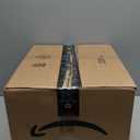 Gray Curved Dog Stairs Ramp for High Beds 28.7" H, 5-Step Dog Steps for Small Dogs and Cats, Pet Stairs for High Bed Climbing, Non-Slip Balanced Pet Step