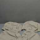 4 Pcs Bar Stool Covers, Luxury Fabric Dia.16-18" Round Stretchy Crease-Resistant Washable Jacquard Dustproof Stool Seat Slipcover, L-Beige-Set of 4