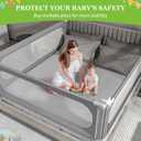 Yulongtengfei 3-Piece King Size Bed Rail for Toddlers - Adjustable Height Guard with Sturdy Installation, Kids Safety Bed Rail for King Size Bed