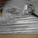 3 Bow Bimini Tops for Boats, Grey Boat Bimini Tops, 6'Lx 53" H x 67"-72" W