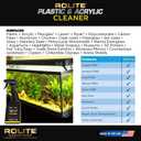 Rolite Plastic & Acrylic Cleaner Spray, 8 fl. oz, 2 Pack, High Shine Protectant and Polish for Non-Porous Surfaces, Safe for Windshields, Windows, Headlights, and Retail Displays