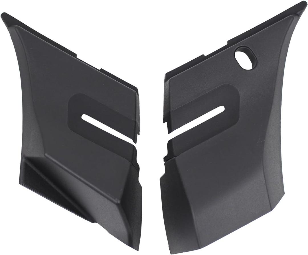 Driver and Passenger Side Windshield Wiper Cowl Top Cover End Trim Panel for Chevrolet Silverado 1500 2500 3500 2007-2014