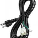 Power Cord Replacement for KIT0089/ELE203/70110/PG24-48/PGPC(NEX), Fit Pit Boss, Traeger, Nexgrill, Rec Tec, Camp Chef, Z-Grill, Coleman, Lonestar Chef, Cabelas, Big Horn, 6ft, 1 Pack
