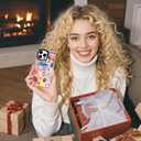 for iPhone 13 Pro Max CaseY2K Citrus Coastal Vintage Style Military-Grade Drop Protection TPU Camera Protection for Women Girls (BlueArt)