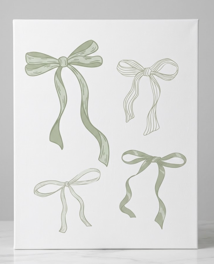 3 pcs Sage Green Bedroom Decoration