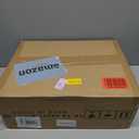 Furologee TV Stand for TVs up to 55 Inch, Entertainment Center with Open Storage Shelves, Media Console Table with Soundbar Shelf for Living Room, Bedroom, Rustic Brown