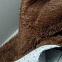 Ophanie Brown Rugs for Bedroom Living Room, Fluffy Fuzzy Furry Carpet, Plush Soft Shaggy Bedside Indoor Floor 4x6 Area Rug for Kids Girls Boys Baby Teen Dorm Nursery Home Decor Aesthetic