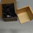 Original 3D Wooden Brain Teaser Puzzle - 3D Puzzle for Kids 8+ & Adults, Desk Toy Delight, Challenging Game & Wooden Puzzle for Adult Brain Boost (Brown)