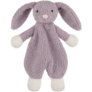 Apricot Lamb Bunny Snuggler Blanket Soft Loveys for Babies, Security Blanket for Baby Boy and Girl, for Infant and Toddlers (Purple)