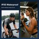 Open Ear Headphones, Running Headphones Bluetooth 5.4 with Built-in Mic, 22g Lightweight Comfort, 14H Battery & IPX5 Waterproof Sports Air Conduction Headphones for Running, Cycling, Gym, Walking