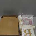 Vesici 171 Pcs Happy Birthday Party Supplies 24 Set Disposable Party Tableware include Plates Cups Napkins Cutlery and Banner Tablecloth Birthday Dinner Decorations for Men Woman(White, Gold)