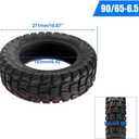 Electric Scooter Tire 90/65-6.5 11 Inch Off Road Tyre Upgrade 90 Inner Tube Universal for Mini Pocket Dirt Pit Bike Outer Vacuum Road Tubeless