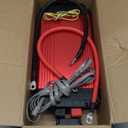 FOVAL 2000W Pure Sine Wave Inverter 12V DC to 110V AC Converter, 4000W Peak Power Inverter with LCD Display and 2 AC Outlets for Home, RV, Truck, and Off-Grid Solar System, Remote Controller