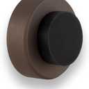 EVI Herrajes | Adhesive Door Stop | Wall Mounting Doorstop | 1,37x0,7" | Rustic Finish Brass | Anti Shock Door Handles | Design and Functionality | I-254/35-RU